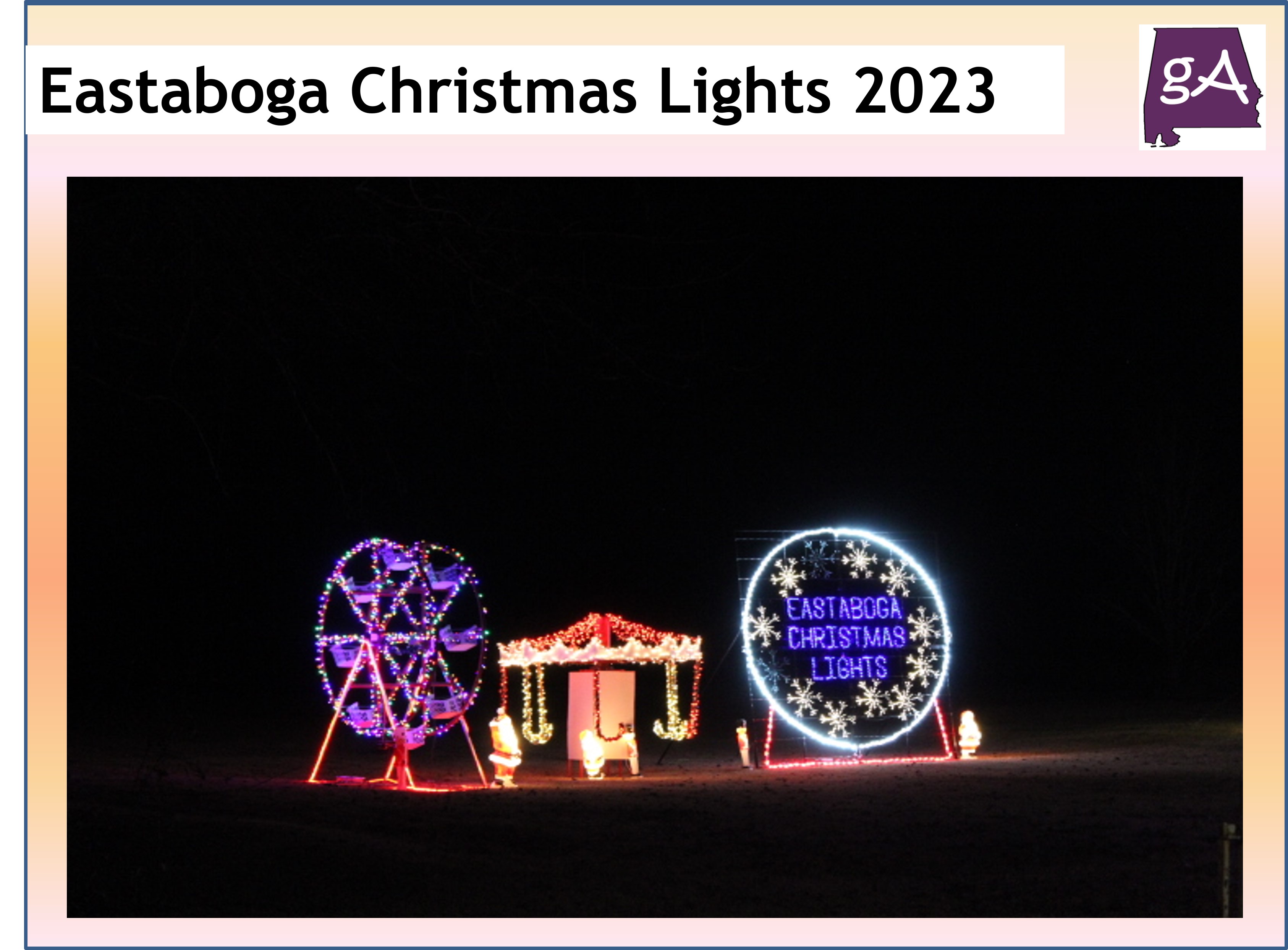 See Video And Pictures From Eastaboga Christmas Lights 2023 Geek Alabama