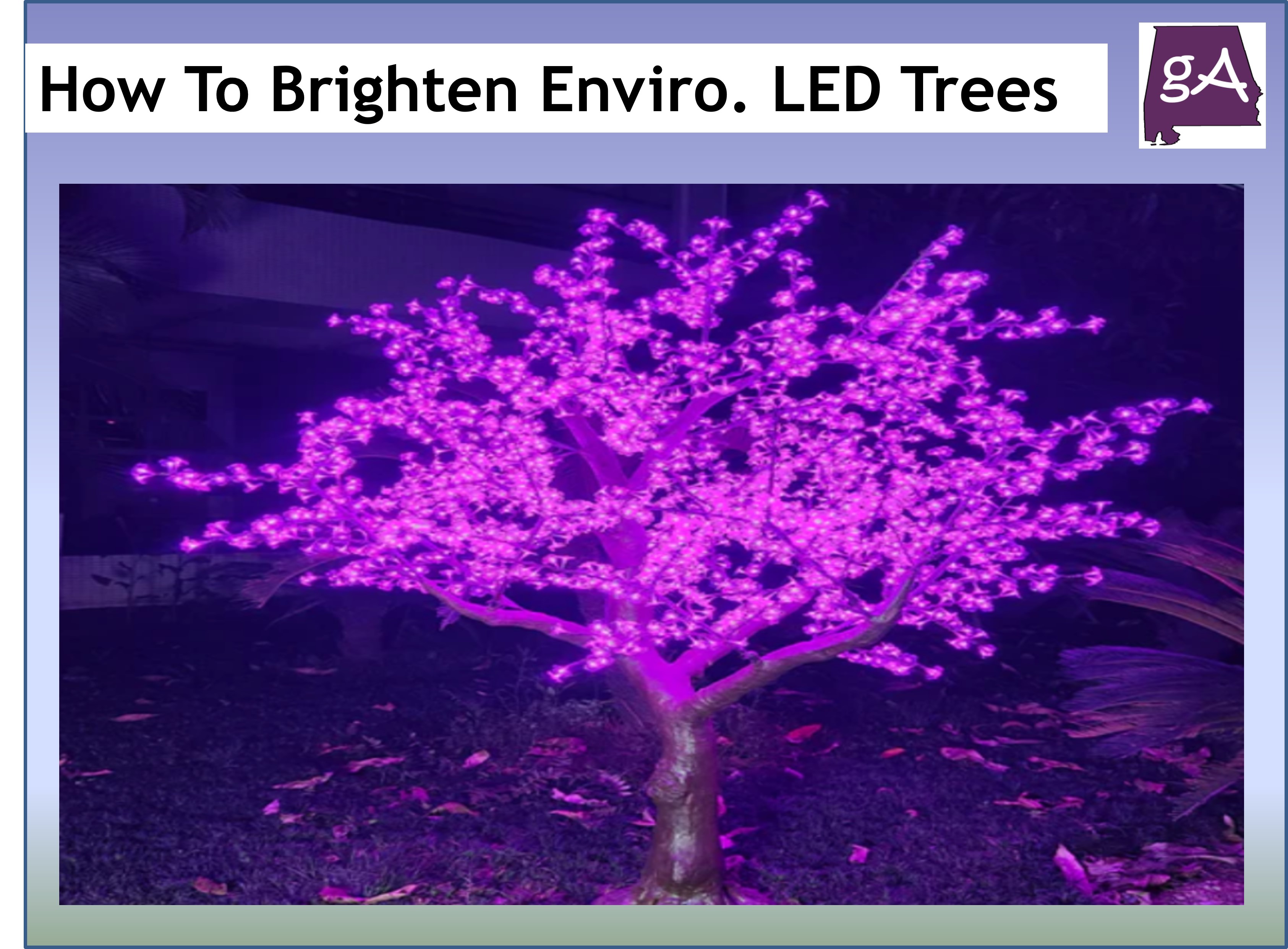 Led Tree Installation Illuminating Spaces: How To Brighten Your Environment With LED Trees ...